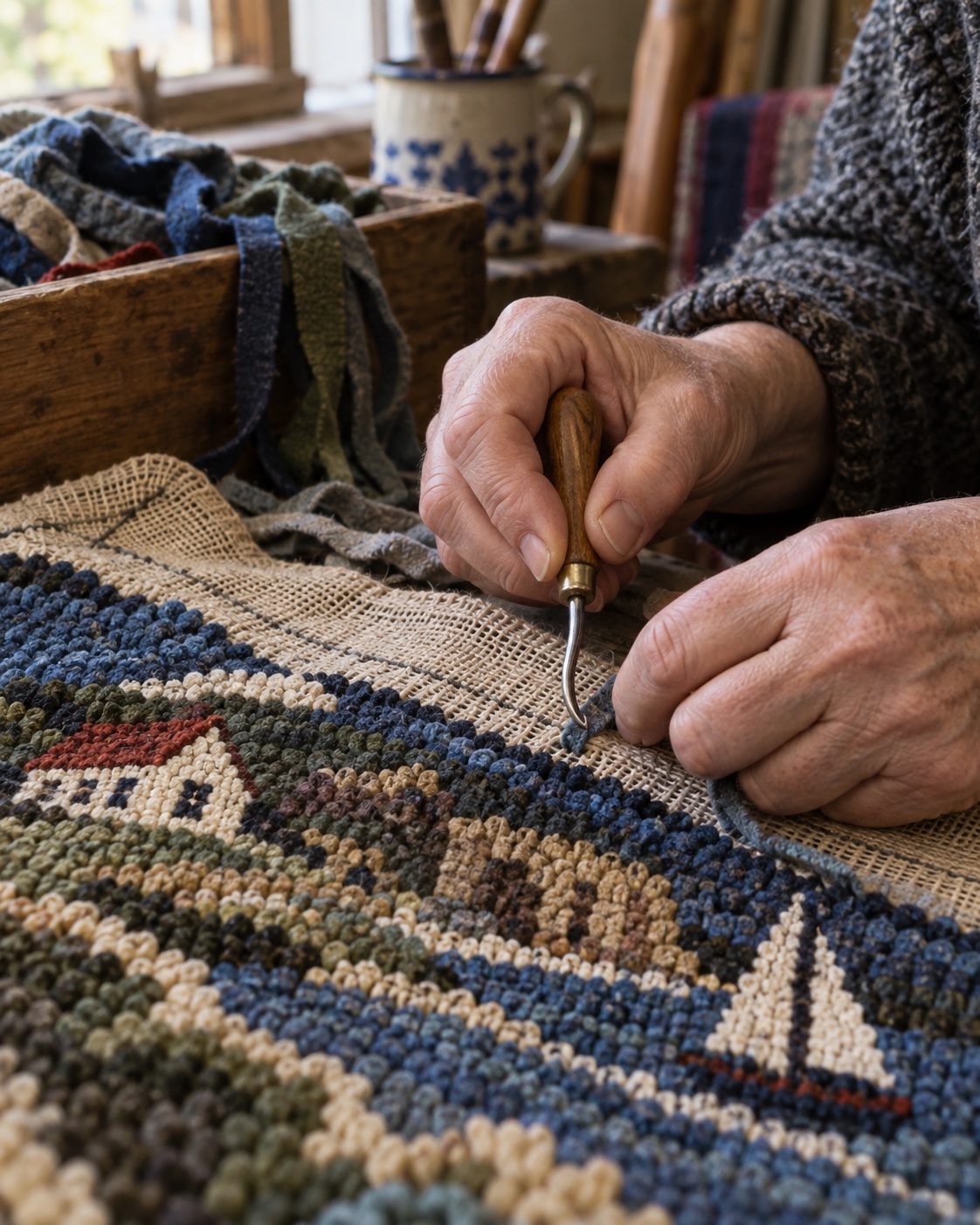 Chéticamp rug-hooking photography